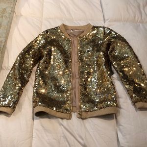 Beautiful Gold Sequence jacket